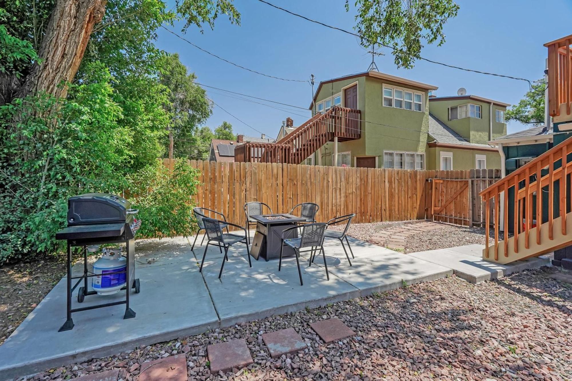 Villa Neighborly Heights - Downtown King Bbq Fire Pit Colorado Springs Exterior foto